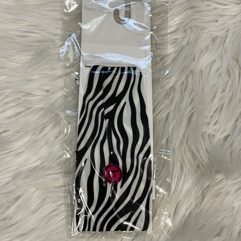 Zebra babybling headband